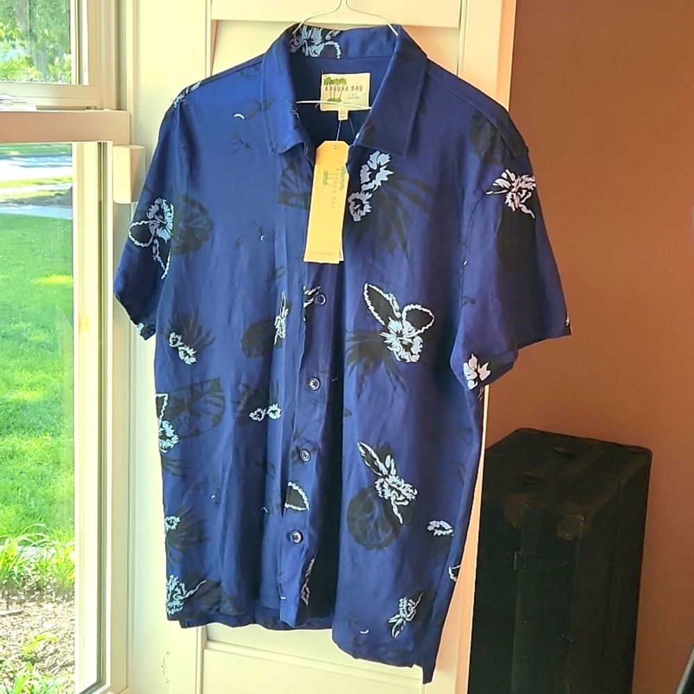 Men's Hawaii Style Button Down XXL